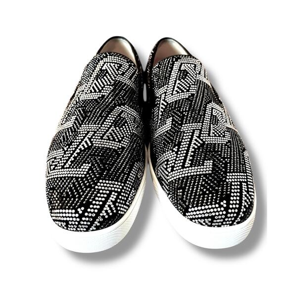 Christian Louboutin Rollerboat Studded Strass Pik Boat Shoes Size 40.5 7.5 - Picture 11 of 11